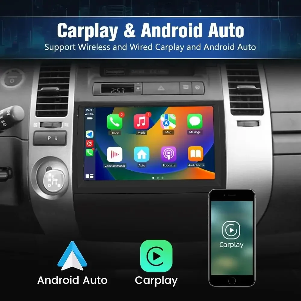 Android Car Stereo Radio GPS Navigation System for Prius