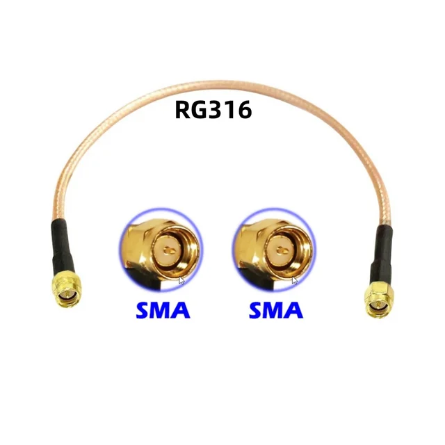 Uxcell Sma Macho A Uhf Pl-259 Macho Rg316 Rf Coaxial ... | Meses Sin