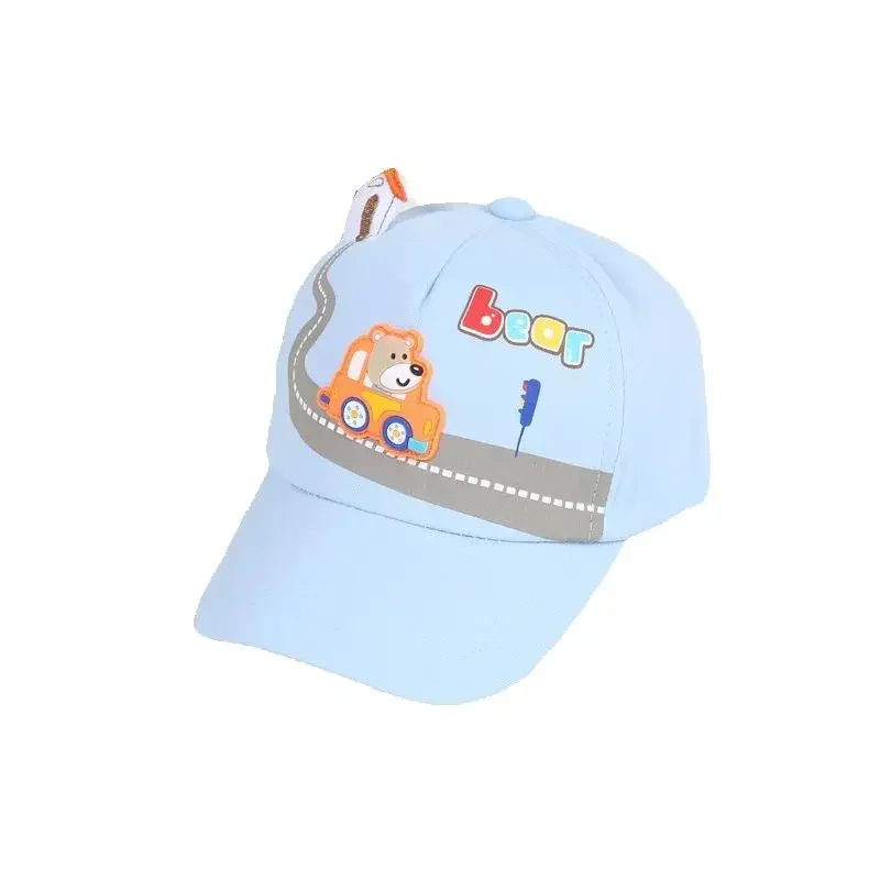 

Весенняя хлопковая бейсболка с мультяшными животными, кепка, регулируемые Снэпбэк кепки для детей мальчиков и девочек 09