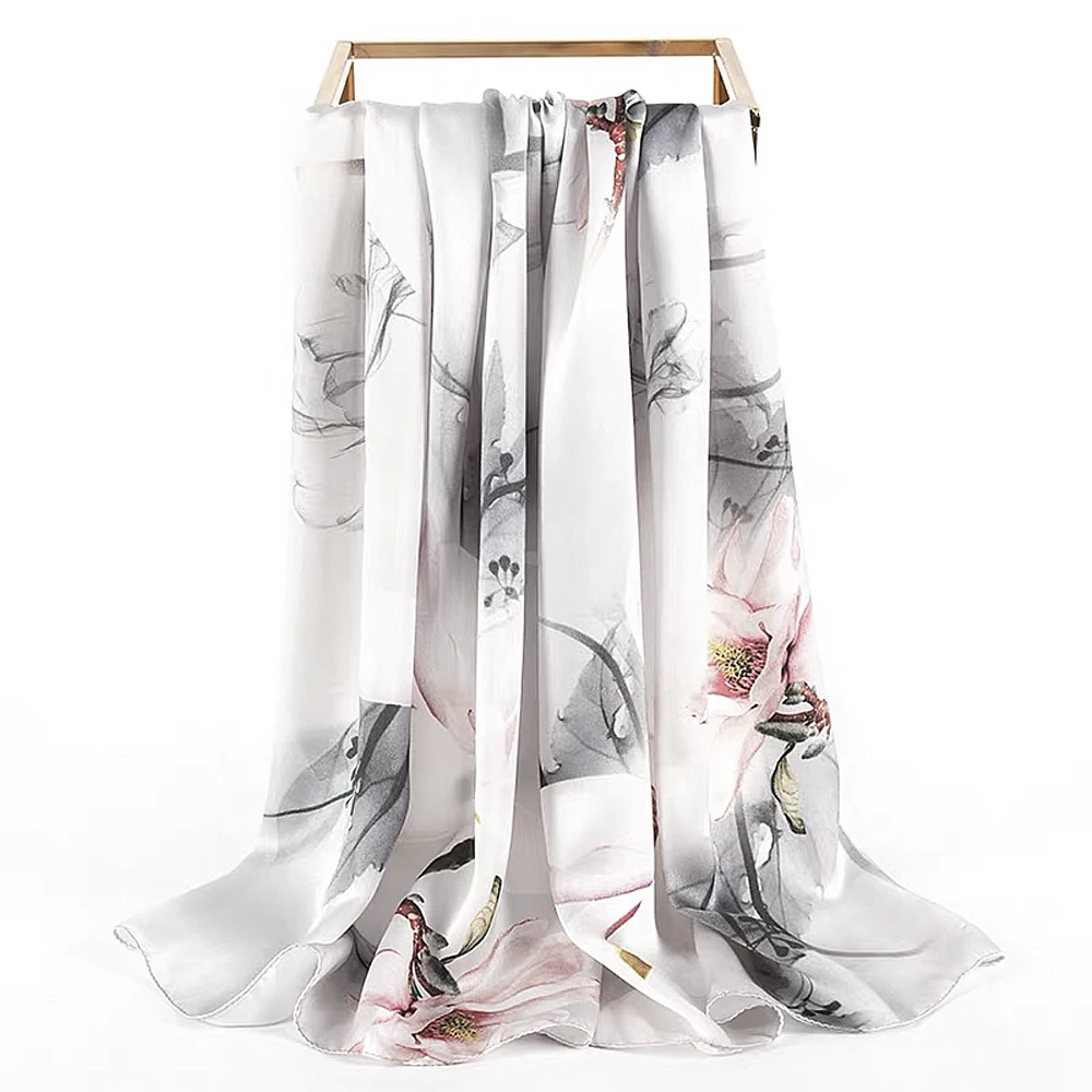 Silk Women Long Scarf 5