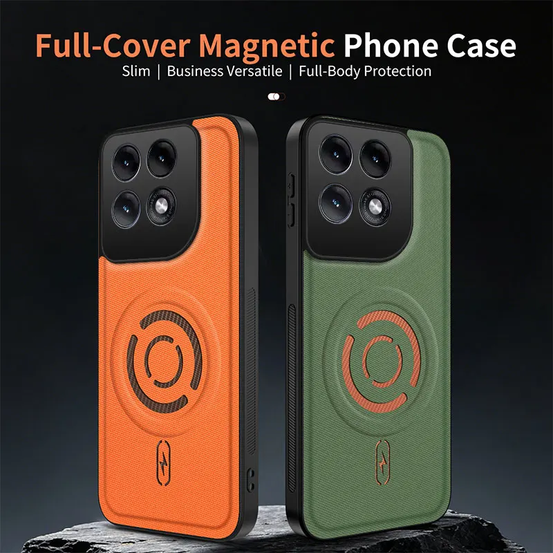 Luxury Magnetic Silicone Shockproof Protective Phone Case