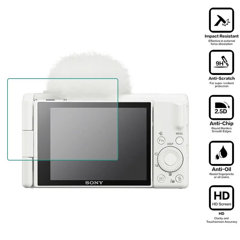 Copertura Protettiva In Vetro Temperato Per Sony Zv1 Zv-1/Ii Zv-1Ii Zv1-M2 Zv1Ii/Zv-1F Zv1F/Zv-E10 Zve10 Pellicola Protettiva Per Schermo Della Fotoca