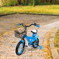 Vélo pour enfants bleu/jaune/rouge vélo de 12 pouces pour enfants jeunes filles vélo pour enfants adapté à 2-4 ans 3