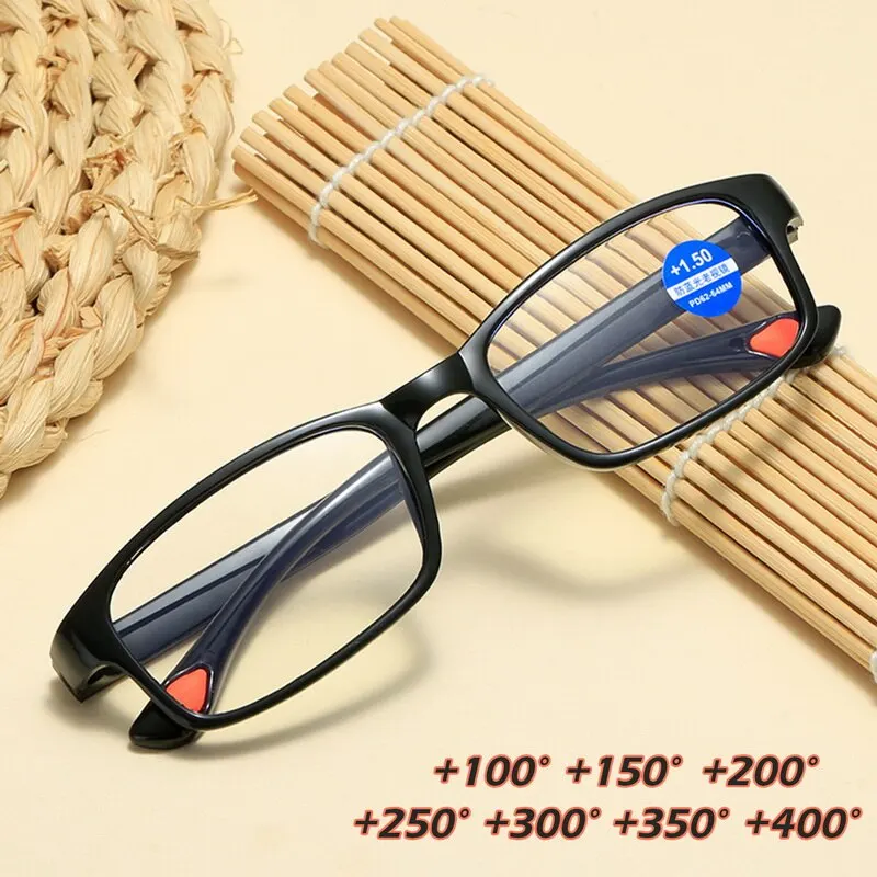 Reading Glasses Ultralight Anti Blue-Ray Light Presbyopic Glasses Hyperopia Eyewear Readers