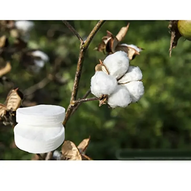 Description Picture 6 of itemRound Cotton Makeup Pads, 3-LayerThick, 200/300/500PCS Pieces Disposable Cosmetic Wipes Nail Art Cleaning Round Pads