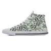 Gothic Dollar Money Pattern Funny Fashion Popular Casual Cloth Shoes High Top Comfortable Breathable 3D Print Men Women Sneakers 4