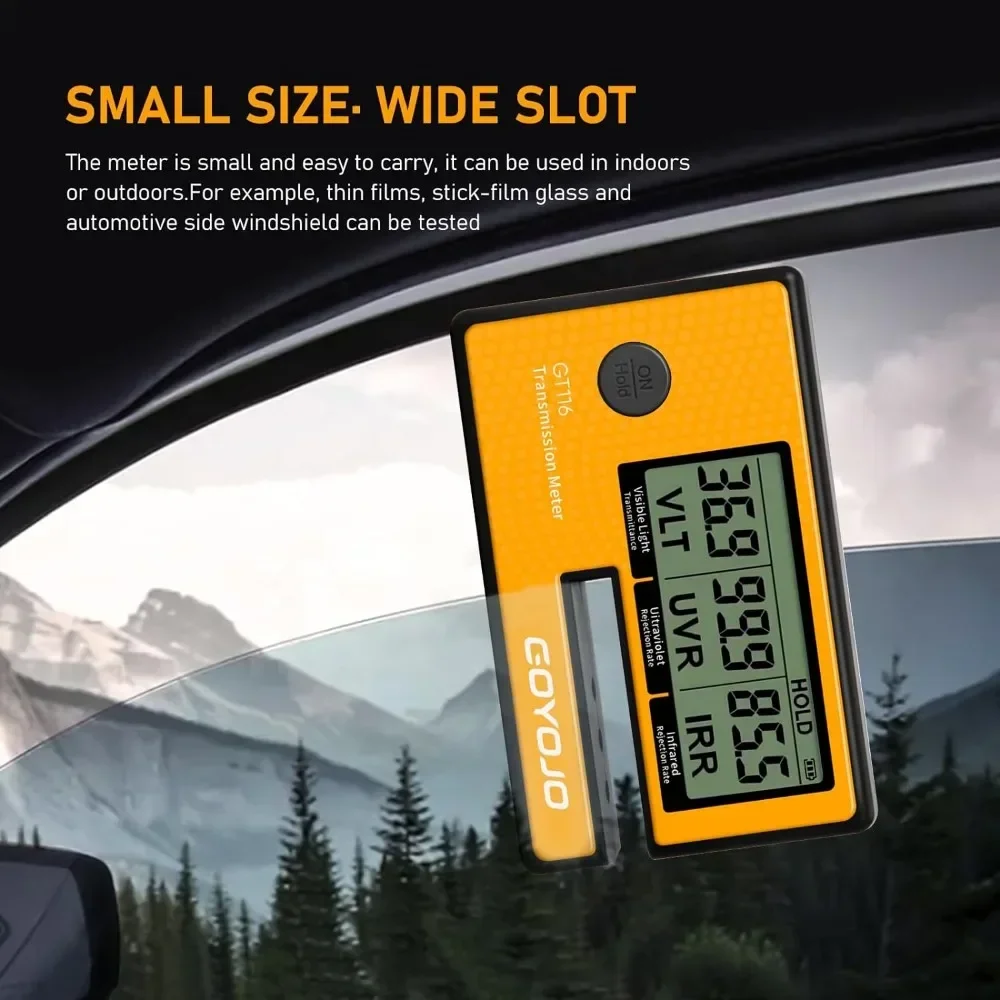 Labs window tint meter digital tint solar film car transmission meter 3-in-1 solar film VLT UV IR rejection tester Dropship LS162