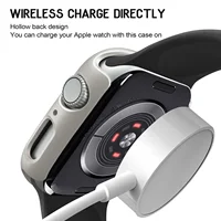 3 pièces coque rigide pour Apple Watch 45mm 41mm 38mm 42mm 40mm 44mm cadre de protection pare-chocs mat pour iWatch SE 9 8 7 6 5 4 3 2 6