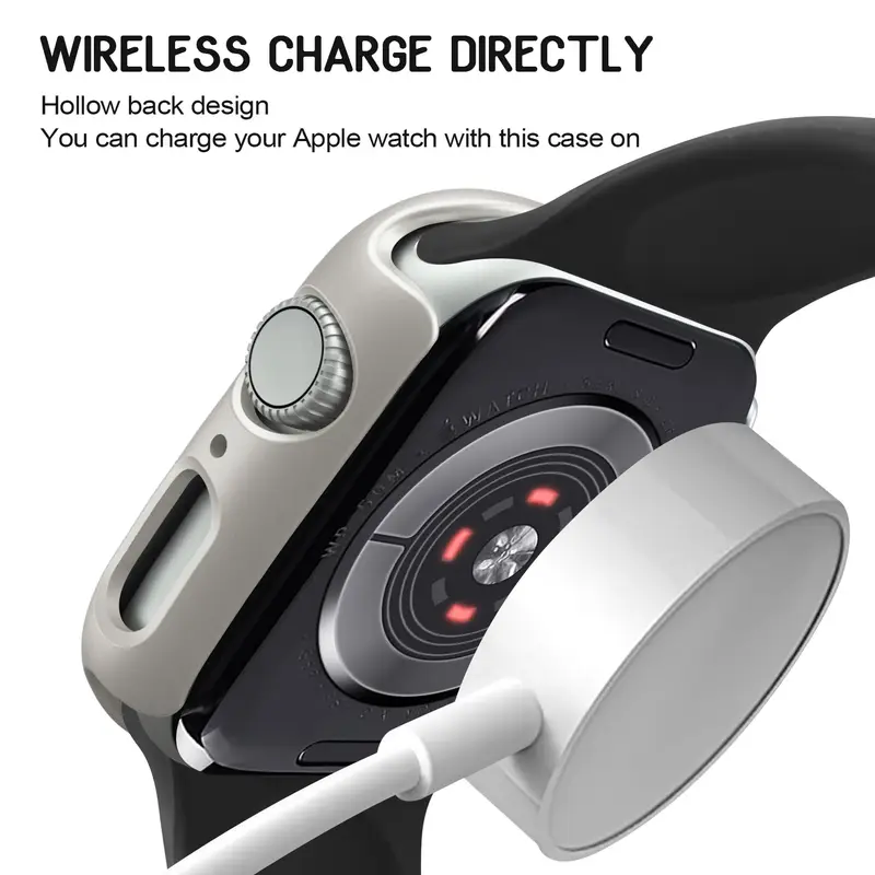 3pcs Hard PC Case For Apple Watch 45mm 41mm 38mm 42mm 40mm 44mm Matte Bumper Protective Case Frame for iWatch SE 9 8 7 6 5 4 3 2 - Image 6