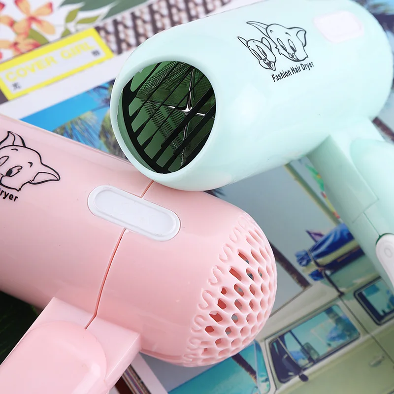 Fashion Mini Folding Hair Dryer 400w Low Power Radiation Proof Household Travel Dormitory Hair Dryer Barber Salon Modeling Tool 5