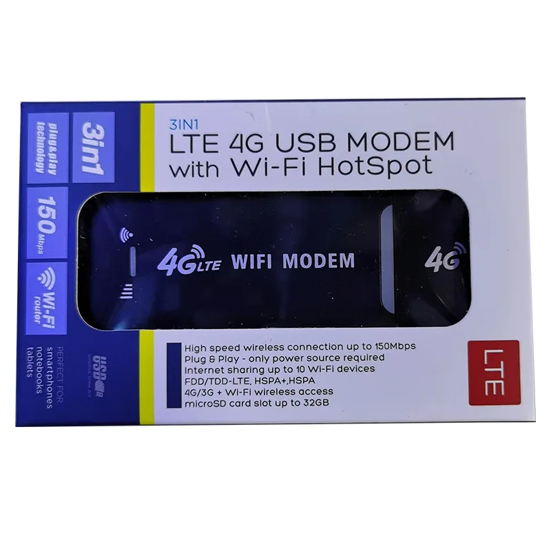wireless network adapter 4G LTE USB Modem Network Card 150Mbps 4G LTE Adapter Wireless USB Dongle Stick Mobile Broadband SIM Card Portable WiFi Modem wifi adapter for desktop