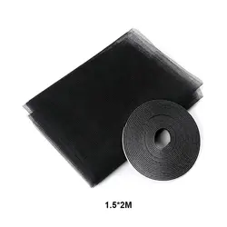 Self-Adhesive Indoor Insect Barrier Screen Curtain (1.5x2m)