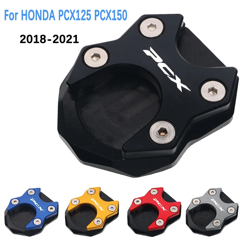 

Алюминиевая боковая подставка для мотоцикла CNC, подставка, увеличитель, поддерживающий удлинитель для HONDA PCX125 PCX150 PCX 125 150 2018-2021