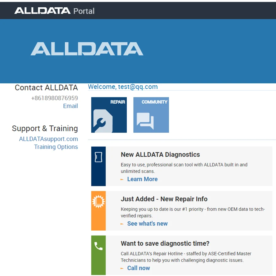 Online Account Alldata Auto Data Repair Diagram Software Database for ...