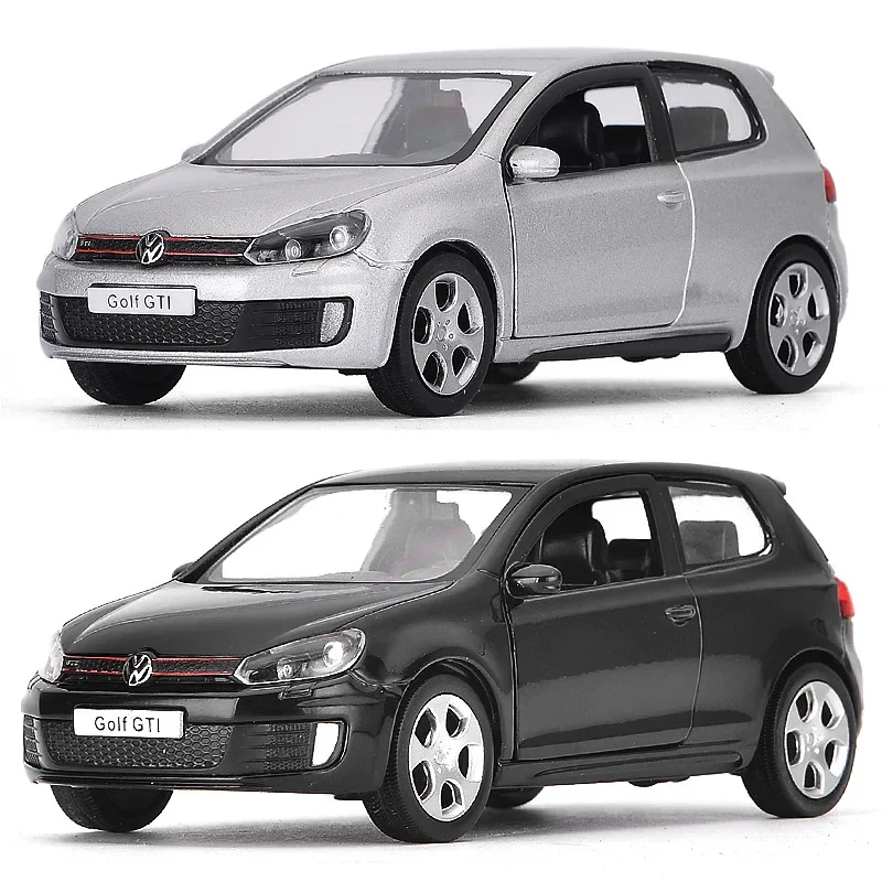 1:36 VW Golf 6 Diecasts Car Model Volkswagen To Scale Golf Gti Miniature Alloy Toy Pull Back Vehicle Models for Childrens Gifts 2