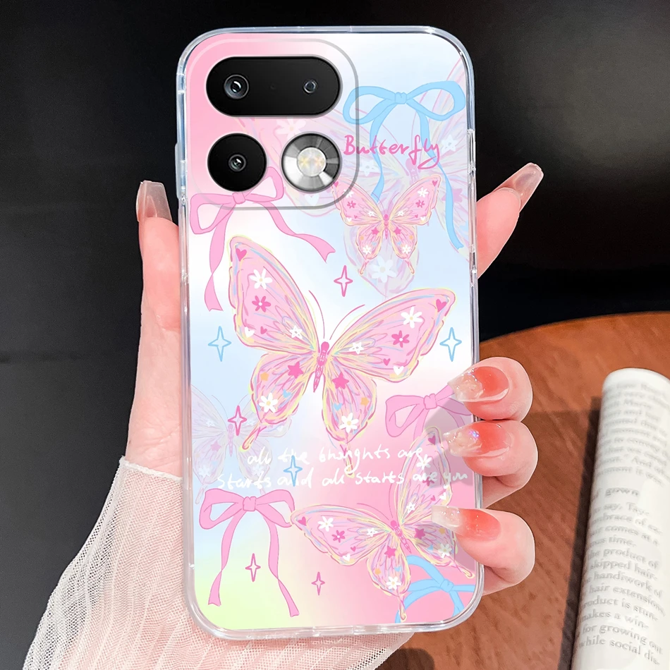 Stylish Soft Slim TPU Clear Silicone Phone Case - Lightweight Protective Cover