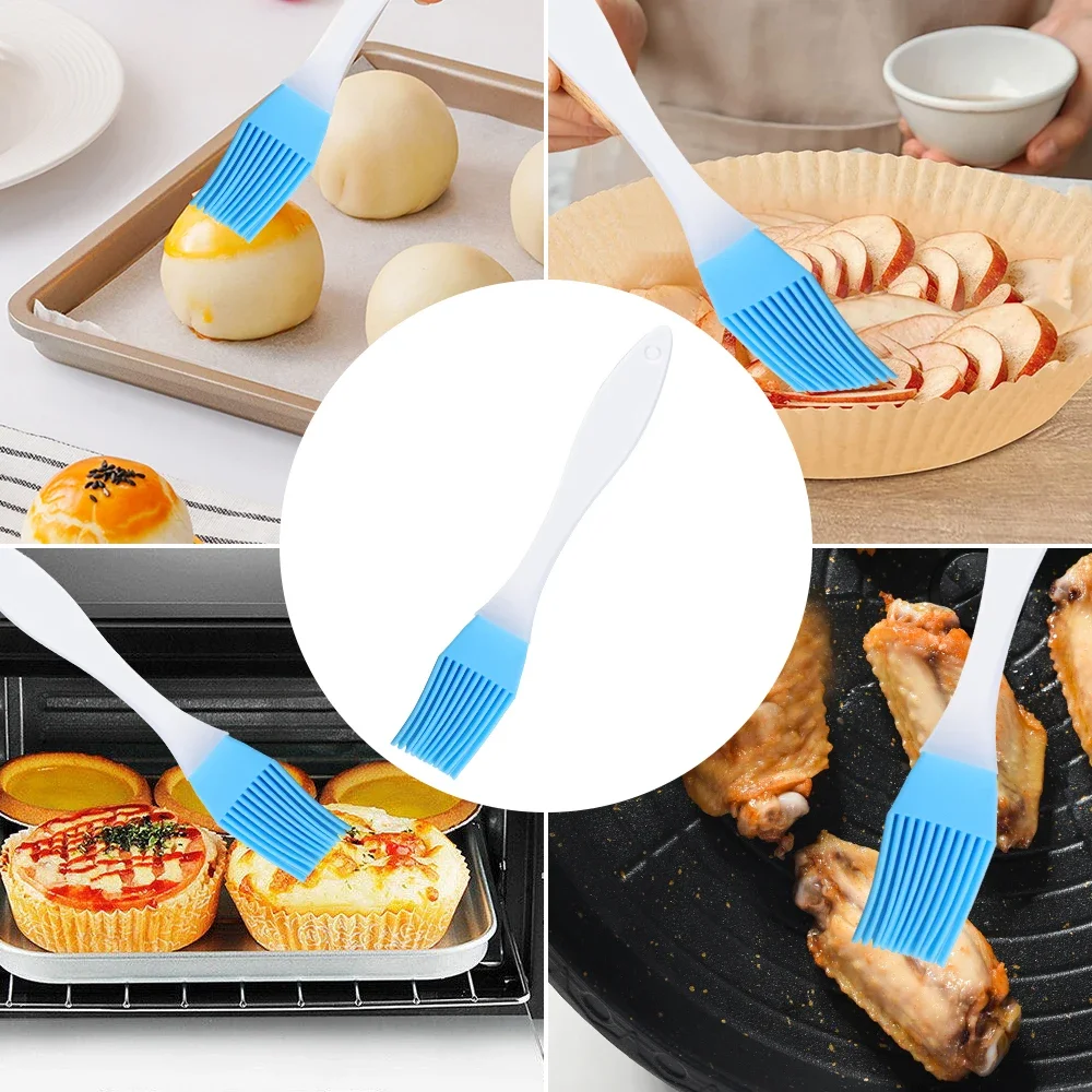 5/1PCS Silicone Oil Brush Basting Brush DIY Cake Bread Butter Baking Brushes Kitchen Cooking Barbecue Accessories BBQ Tools