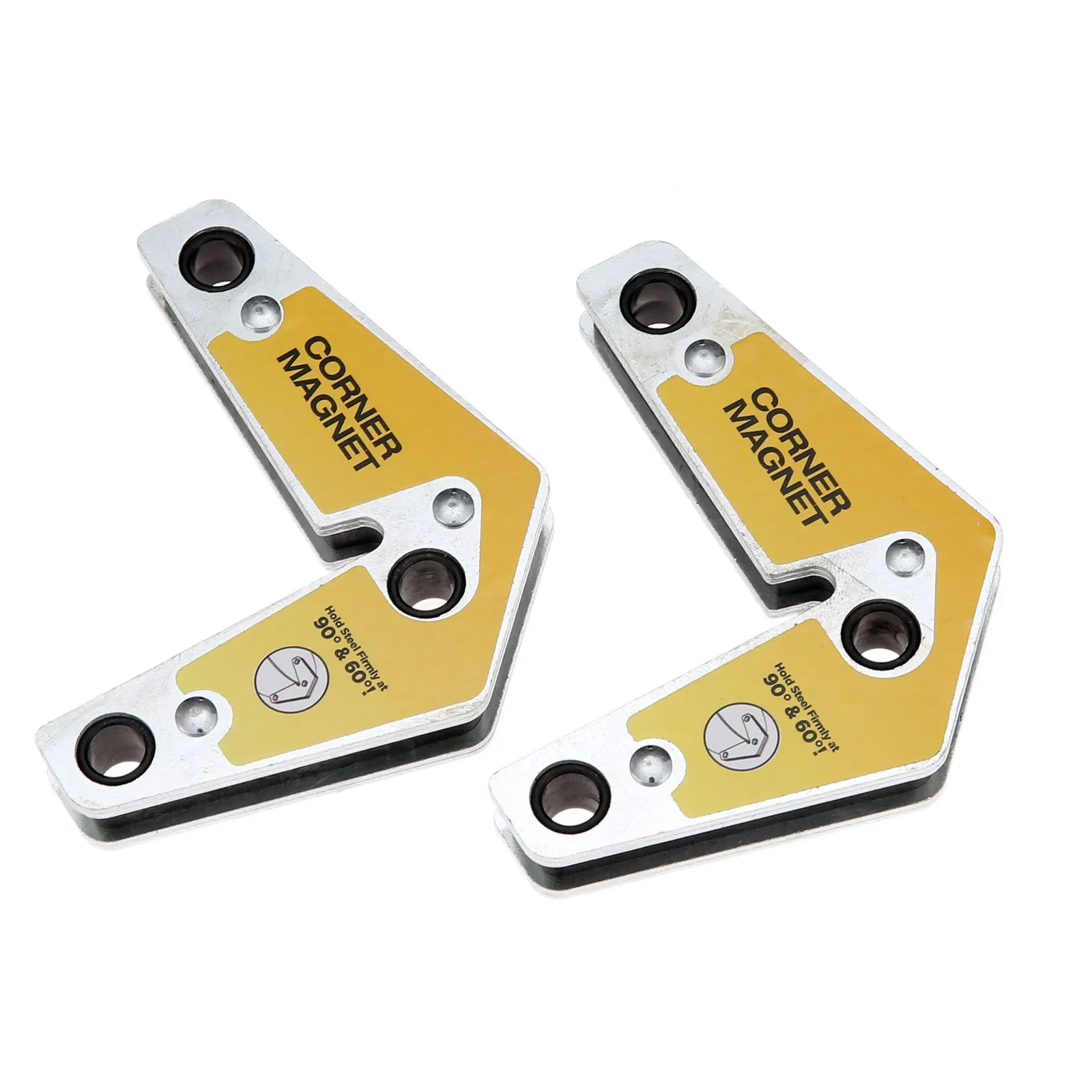 2Pcs Strong Welding Corner Magnet Holder Industrial Internal & External Right Angle Fixator 60 90 Angle Neodymium Magnetic Clamp