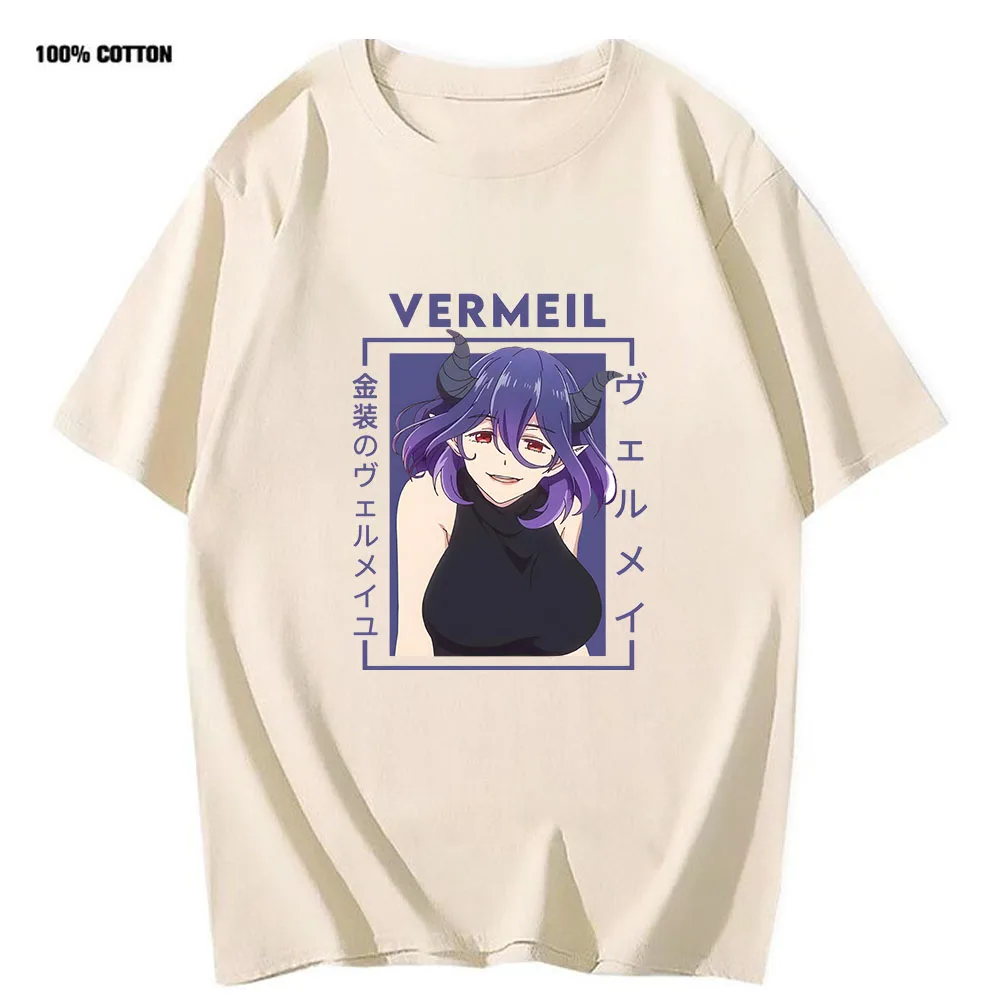 

Vermeil in Gold Shirt Anime Vermeil eyes Graphic Tshirt Men Tshirt Fashion 100%Cotton Tee Harajuku Women Clothing Harajuku Tops