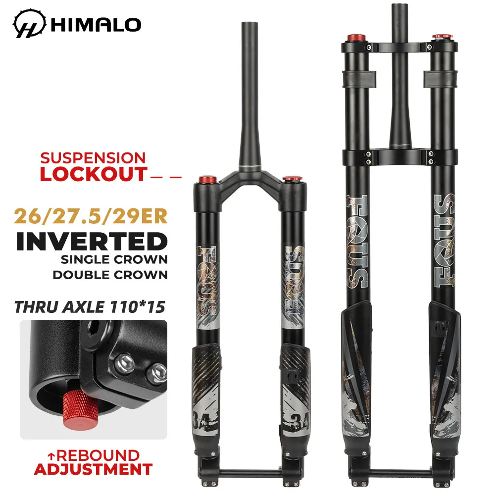 HIMALODoubleShoulderInvertedBikeForkMTBFork2627529inchBoost