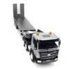 Huina 1318 New Gray And White Nine-channel Remote Control Flat Trailer 1:24 Simulation Engineering Car Children's Toy Gift 1