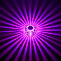 Vibrant LED Ceiling and Wall Light Sconce for Versatile Indoor Decor (Purple light)