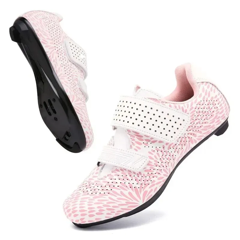 Speed Cycling Sneaker donna sport scarpe da ciclismo su strada scarpe da bici piatte tacchetti autobloccanti ultraleggeri scarpe stivali da equitazione