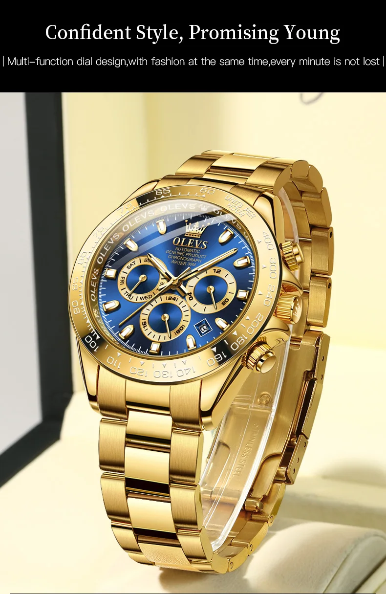 OLEVS 6638 Men's Watch description image 14