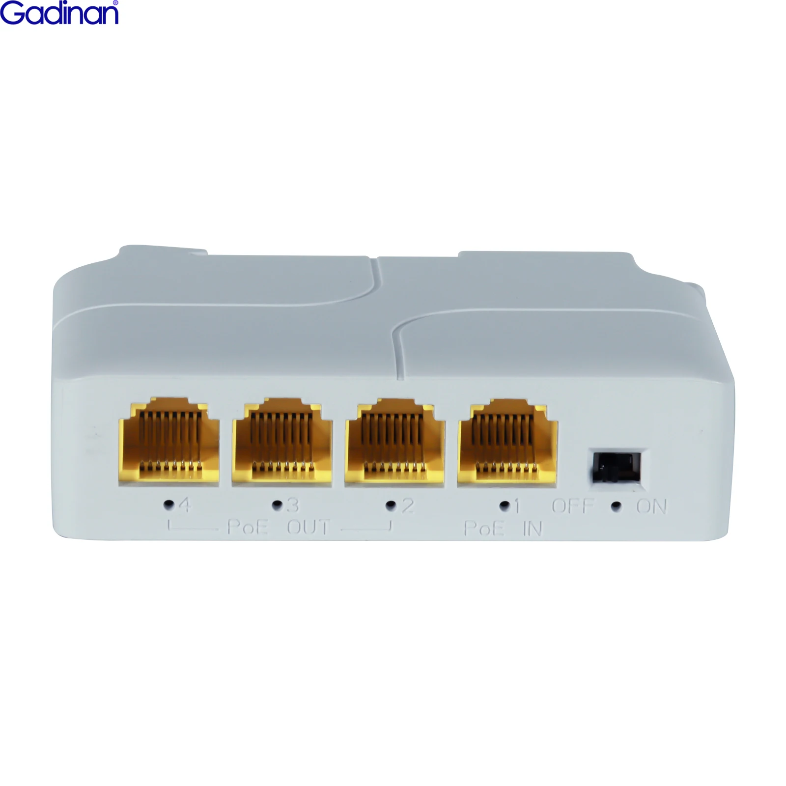 4 Port POE Extender 10/100/1000Mbps 1 to 3 Network Switch Repeater with IEEE802.3af Plug&Play for PoE Switch NVR IP Camera AP