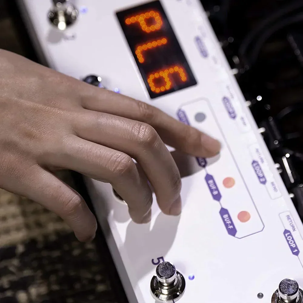 MOOER MKII Guitar Pedal Controller Programmable Loopswitcher 6 Loops L6 PL6 PCL6 With Connector Guitar Parts Accessories