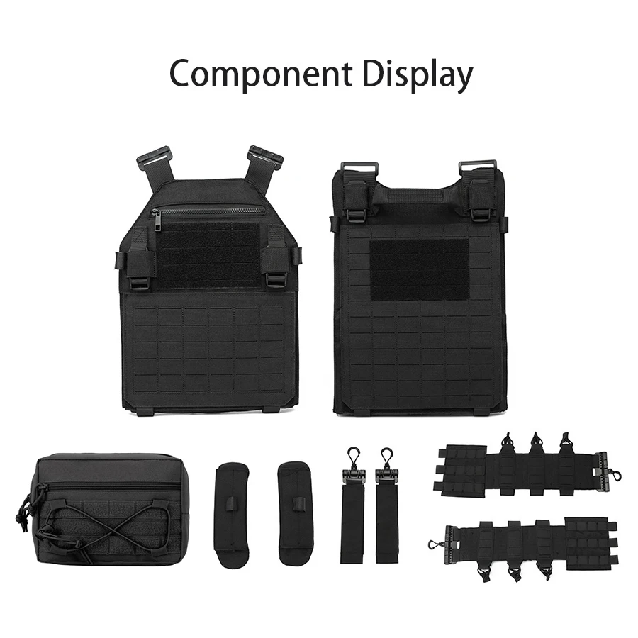 Quick Release Hunting Vest with Large Bag for Outdoor Use