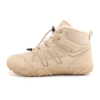VIPOL Piedini a naso largo Scarpe casual a piedi nudi Uomo Donna Minimalista Stivali termici da neve invernali Sneakers Calzature Uomo 1