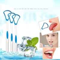 Tongue Scraper,Tongue Cleaner Helps Fight Bad Breath Healthy Oral Hygiene Brush 5
