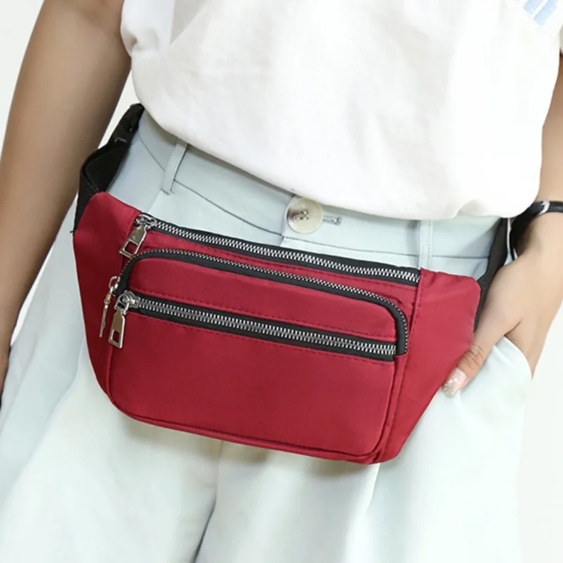 

Women's Bag 2022 Trend Fanny Pack Zipper Outdoor Sport Running Cycling Waist Bag Female Travel Chest Bag Girl Carry Phone Pouch