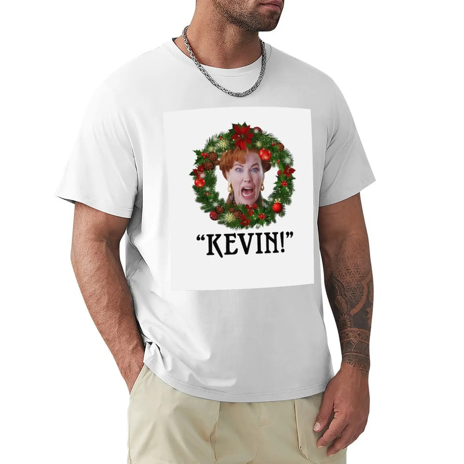 

Kevin Home Alone T-shirt korean fashion oversizeds workout shirts for men