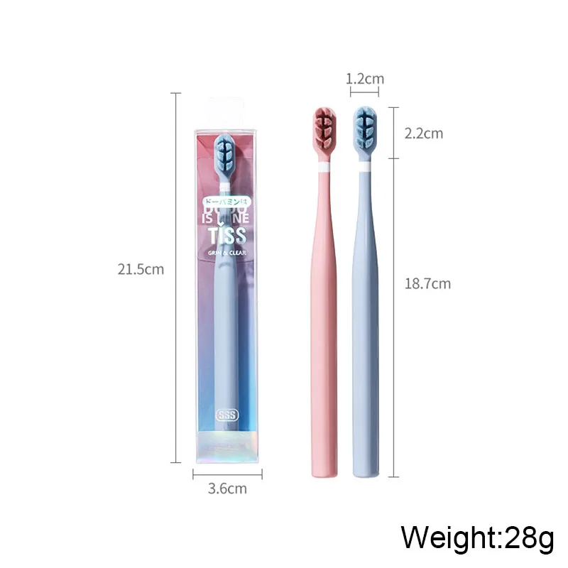 Gentle Soft Bristle Toothbrush for Sensitive Teeth and Gum Care