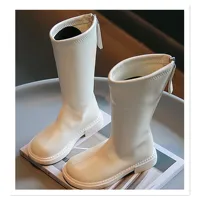 Girls' long tube boots 2025 Autumn/Winter New Korean Fashion Knight Boots Plush Princess Boots Warm Two Cotton High tube Boots - Image 3
