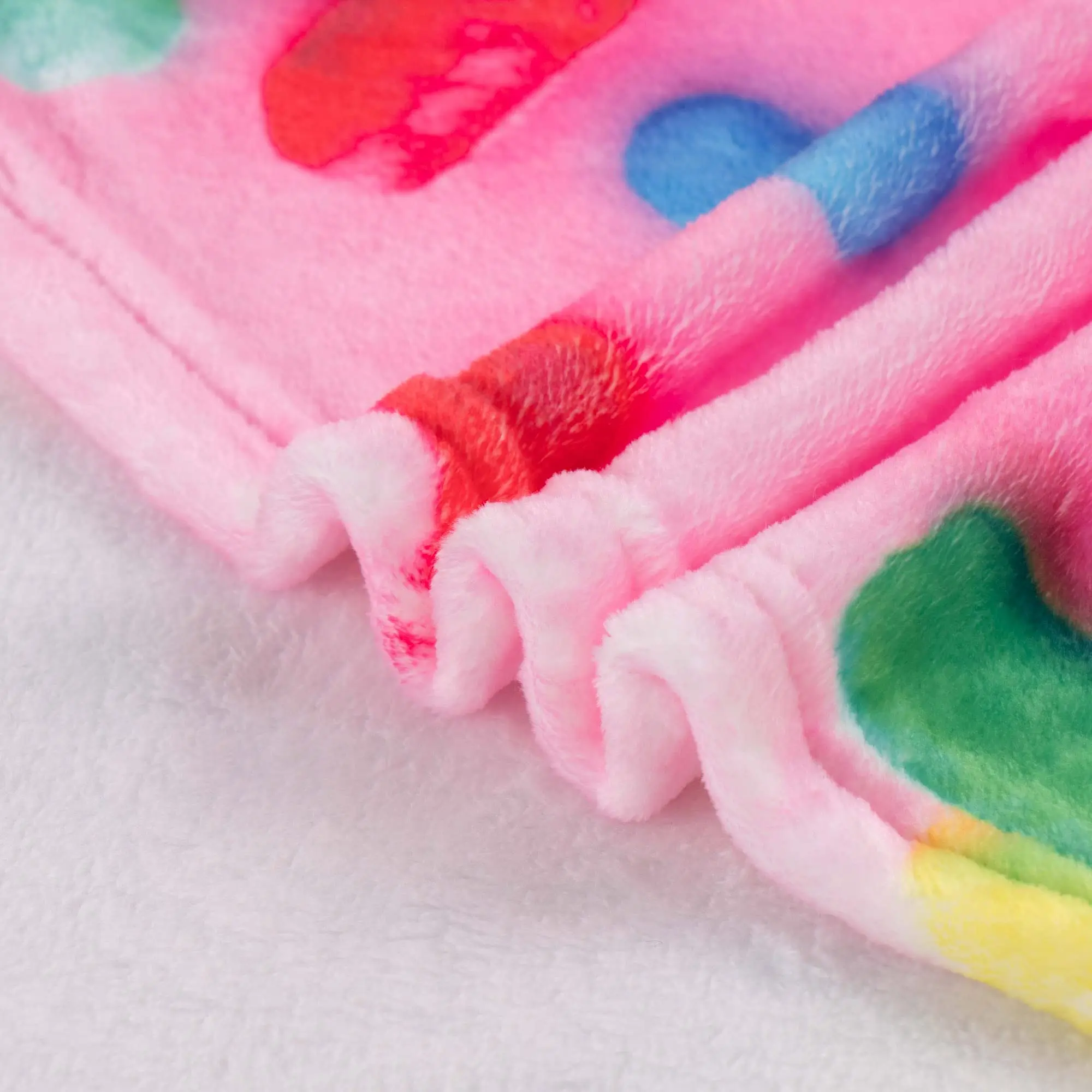 Pink Donut Blanket for Adults and Children, Soft, Warm, Cozy, Giant, Fun, Realistic, Novelty, Food Print, Throw, Flannel, Round 4