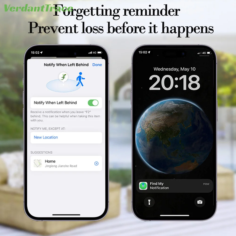 Mini Tracking Tag for IOS System Only with Apple Find My Anti-lost Device + Pet Dog Collar + Leash MFI Set Outdoor Waterproof