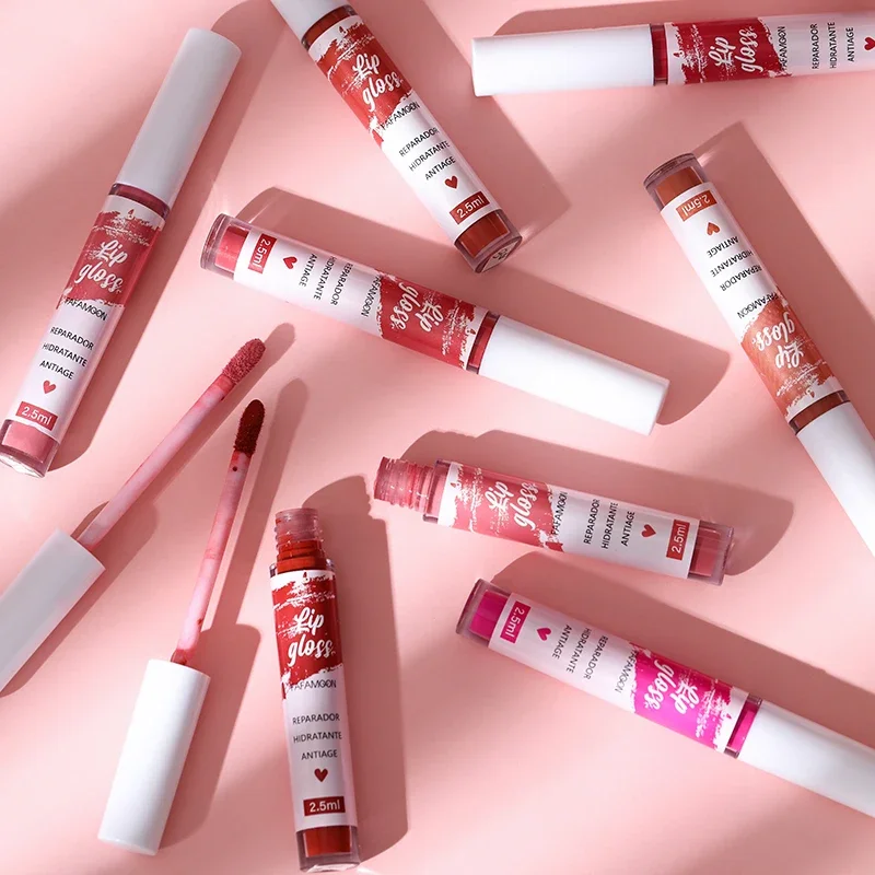 Rose Red Matte Liquid Lipstick Makeup Lip Glaze Moisturizing Waterproof Durable Lip Mud Non-stick Cup Lip Gloss Makeup Korean 6