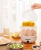 220V 1 Layer/2 Layers Automatic shut-off Egg Steamer with Multi-function Mini Food Steaming Cooker Egg Boiler 6