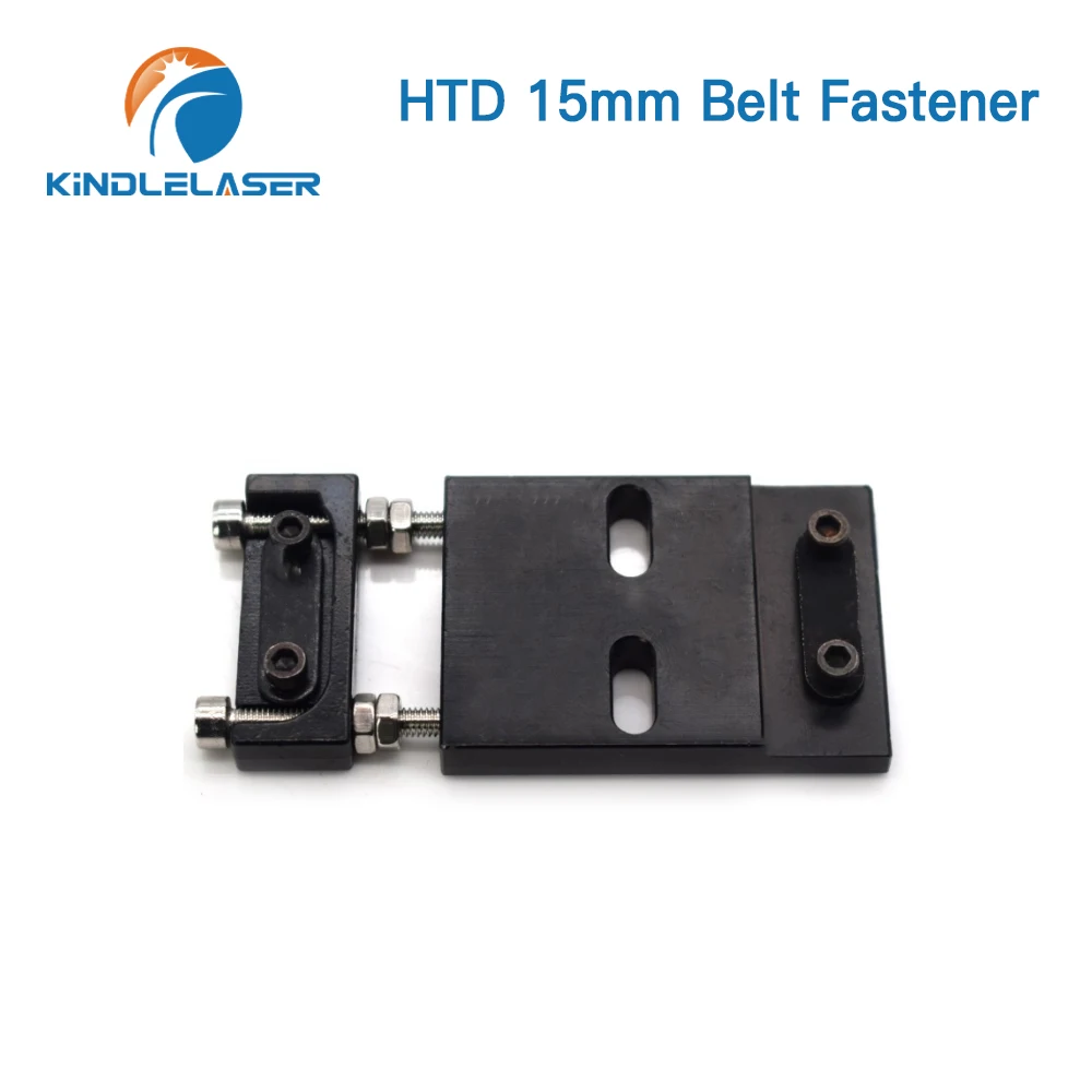 KINDLELASER Belt Fastener For Width 15MM Open-Ended Timing Belt Transmission Belts For X/Y Axis Hardware Tools Machine Parts 2pcs htd3m timing belt 3m 150 153 156 159 162 165 168 171 174 177mm pitch length transmission belt 10 15mm belt width gear belt