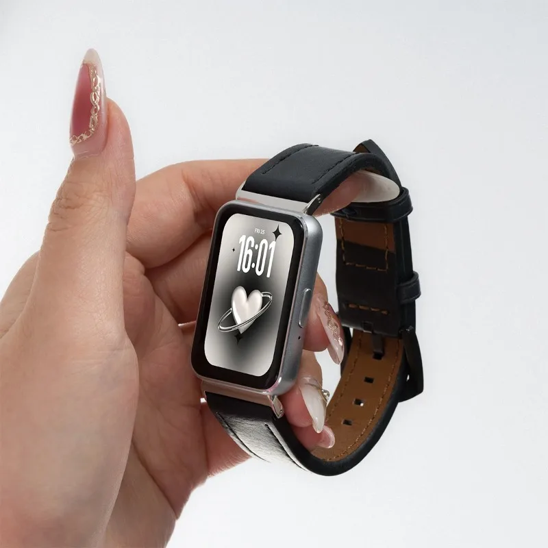 Premium Leather Strap Replacement for Sports Watch - Elegant Wristband Accessory