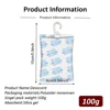 100g Non Toxic Desiccant Reusable Desiccant Bags Reusable Pack Silica Gel Beads Moisture Absorber Kitchen Room Living 2
