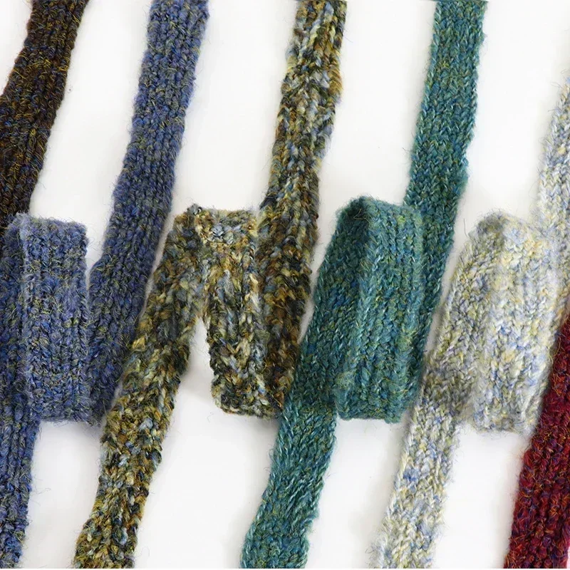 1.8cm Wide Plush Big Fat Flat Single-layer Colorful Mohair Shoelaces Fluffy Fuzzy Sneaker Lace for Women Lady Shoes String shoe laces shoe accessories