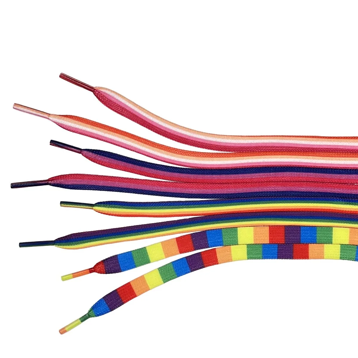 Lacci Lunghi Colorati per Sneakers Lacci Colorati Arcobaleno LGBTQ Pride_voghion.com