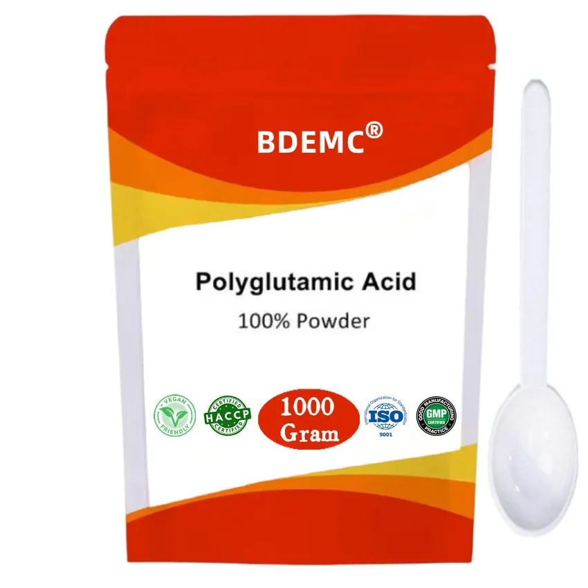 

Supply50-1000g Polyglutamic Acid Powder,pga For Skin Moisturizing And Whitening Inhibit Melanin,poly-l-glutamic Acid