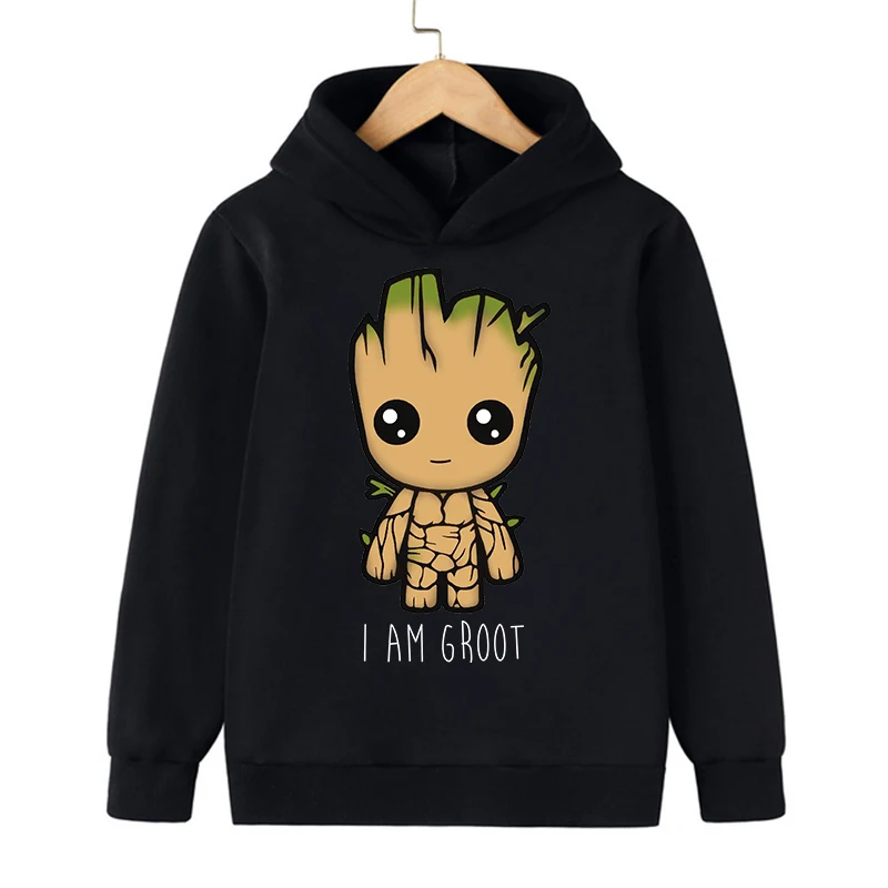 Marvel Guardians Of The Galaxy Groot Sweatshirt - 'Today's Mood' Design Für Mädchen