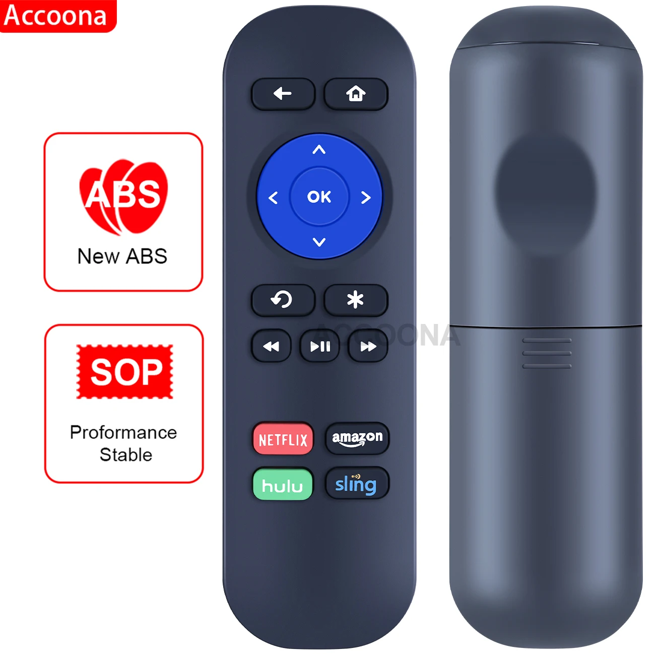 Rc680 Tuta Remota Semplice Per Beyution Roku 1 2 3 4 Lt Se Dvp Sd Hd X Rk-Nahs