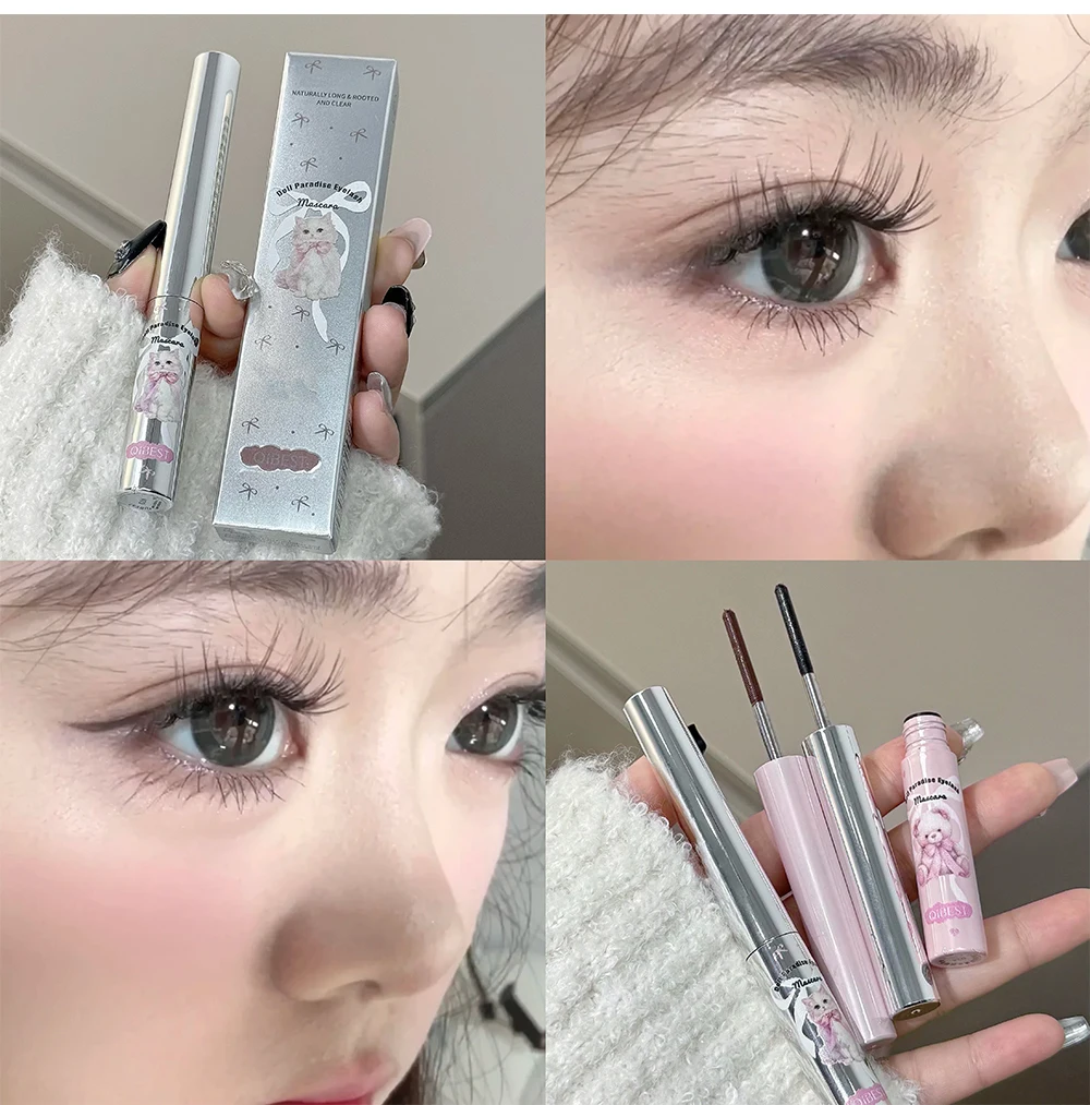 Waterproof Lengthening Mascara For Silky Long Lasting Black Lashes_voghion.com